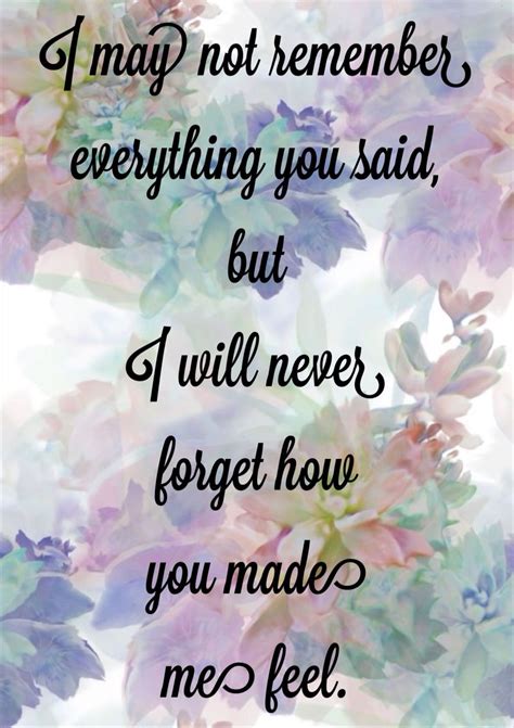 Never Forget Me .